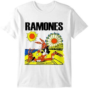 Ramones Rockaway Beach 1988 T Shirt Vintage Rock Band Music Graphic Fan Gift 92